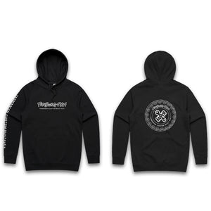 Fatbuilds 4x4 Tyre Hoodie - Black Regular Fit